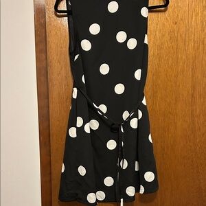 ModCloth polkadot belted dress